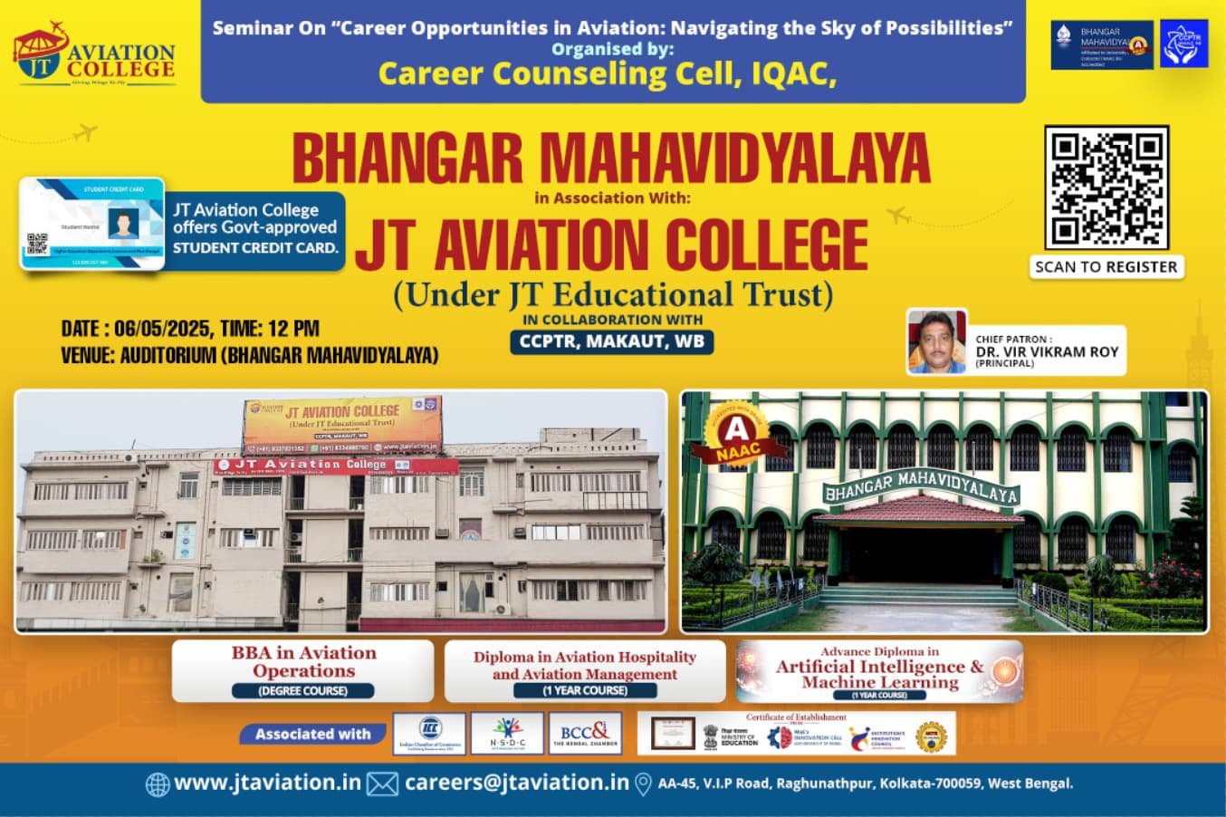 06.05.2025 Seminar on: Career Opportunities in Aviation: Navigating the Sky of Possibilities